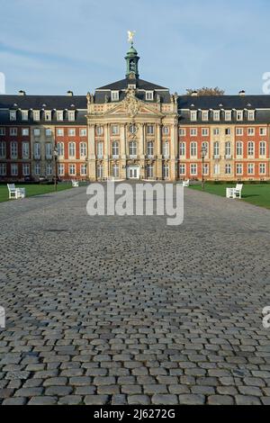 Edificio universitario a Munster, Westfalia, Germania Foto Stock