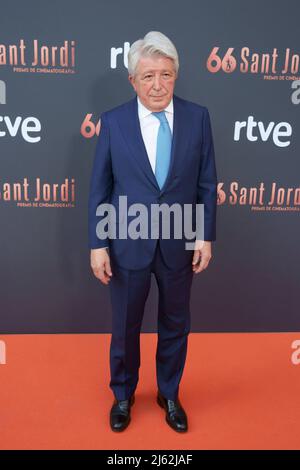 Enrique Cerezo nel 66th PREMIS RNE St. Jordi de cinematografia Foto Stock