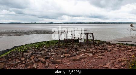 In tutto il Regno Unito - Bowness su Solway, Solway Firth, Cumbria Foto Stock