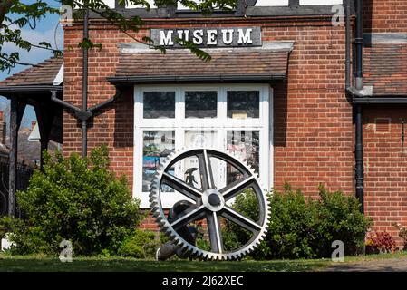 Museo Maldon. L'originale Park Lodge è stato convertito in Maldon Museum, a Promenade Park, Maldon, Essex, Regno Unito Foto Stock