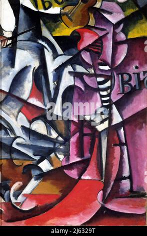 Pittura Lyubov Popova (Любовь Попова) - senza titolo. (ca 1915) Foto Stock