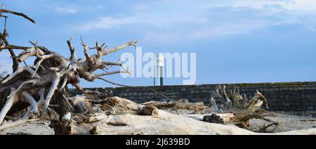 Phare, Tour des signaux (Anglet, Sud-ouest Francia) Foto Stock