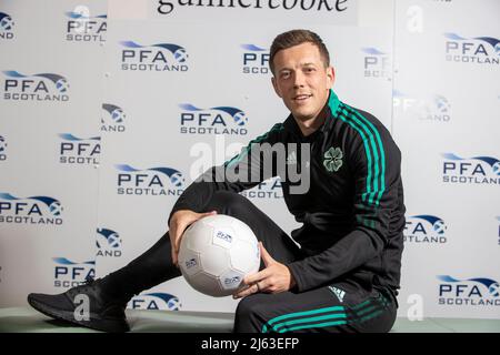 Foto di handout fornita da Jeff Holmes. PFA Scozia annuncia i candidati per il giocatore SPFL dell'anno. Nominativo, Callum McGregor. Data di emissione: Mercoledì 27 aprile 2022. Foto Stock