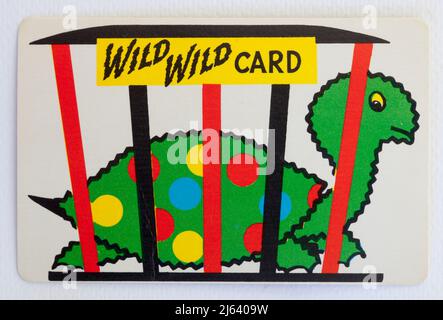 Wild Card da un pacchetto di spot e strisce Playing Card Foto Stock