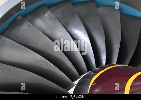 Rolls royce Trent 800 motore a getto turbofan Foto Stock