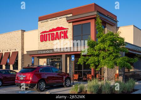 Outback Steakhouse, un ristorante a tema Australiano, a Snellville, Georgia, appena ad est di Atlanta. (USA) Foto Stock