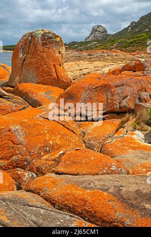 Litorale a Killiecranke Bay Foto Stock