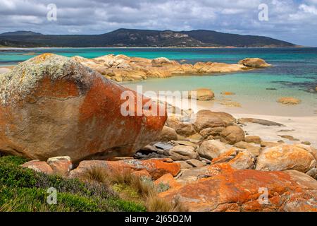 Killiecrankie Bay, Flinders Island Foto Stock