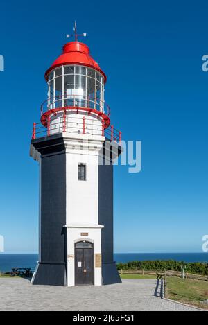 Faro di Great Fish Point, 1898, Near Port Alfred, Capo Orientale, Sudafrica, 27 aprile 2022. Foto Stock