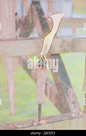 Illustrazione dell'implementazione del computer Foto Stock