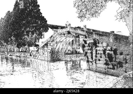 Illustrazione dell'implementazione del computer Foto Stock