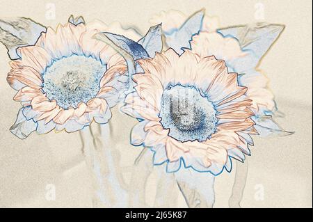 Illustrazione dell'implementazione del computer Foto Stock