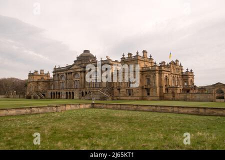 Una vista della Gosford House in East Lothian Foto Stock