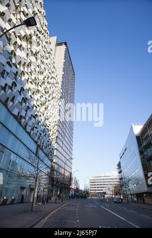 Viste di Arundel Gate a Sheffield, Yorkshire nel Regno Unito Foto Stock