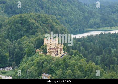 Il Castello di Neuschwanstein Foto Stock