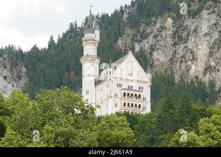 Il Castello di Neuschwanstein Foto Stock