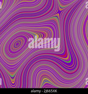 Magenta colorato minimalistico sfuma lo sfondo di linee ondulate, strisce Foto Stock