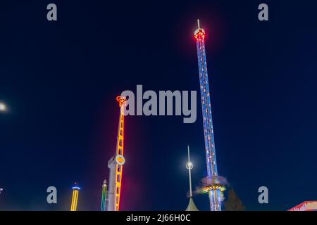 Parco divertimenti Prater, Vienna Foto Stock