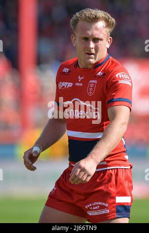 Kingston upon Hull, Inghilterra -23rd Aprile 2022 - Jez Litten (14) di Hull Kingston Rovers. Rugby League Betfred Super League Round 10 Hull Kingston Rovers vs Wakefield Trinity al Sewell Craven Park Stadium, Kingston upon Hull, Regno Unito Dean Williams Foto Stock