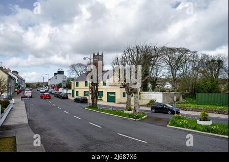 Culdaff, Irlanda - 18 aprile 2022: Il miliardaggio di Culdaff in Donegal Irlanda Foto Stock