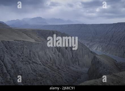 Grande canyon di Dushanzi Foto Stock