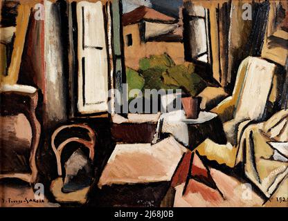 Pittura - Arte di Joaquín Torres-García - Interior (1928) Foto Stock