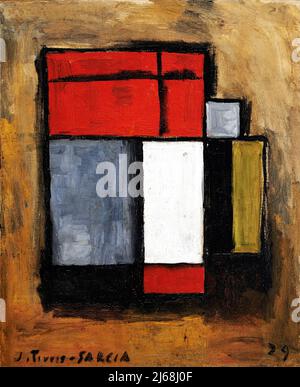 Pittura - Arte di Joaquín Torres-García - Formas abstractas (1929) Foto Stock