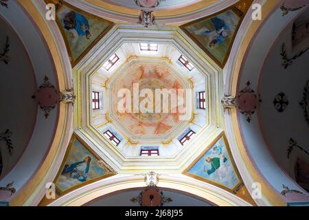 Chiesa di Sant'Anna del centro storico di Corovigno, Puglia, Italia. Foto Stock