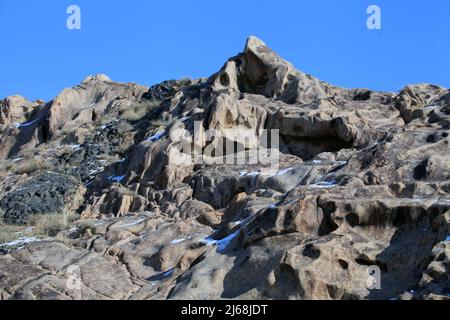 Hami città granito intemperie Landforms Foto Stock