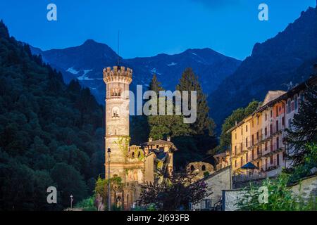 Rosazza, Bielmonte, Biella, Piemonte, Italia Foto Stock