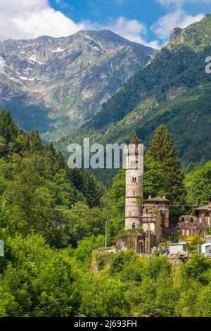 Rosazza, Bielmonte, Biella, Piemonte, Italia Foto Stock