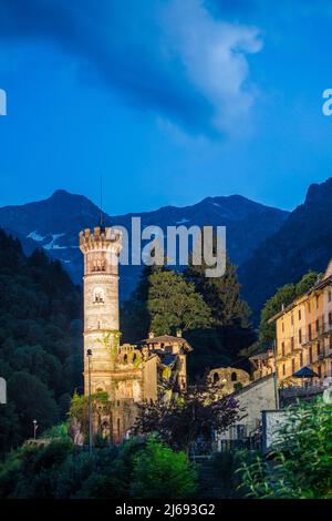 Rosazza, Bielmonte, Biella, Piemonte, Italia Foto Stock