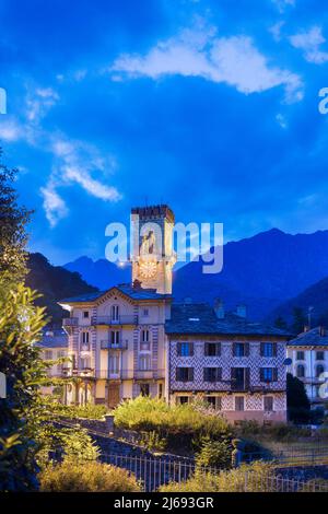 Rosazza, Bielmonte, Biella, Piemonte, Italia Foto Stock