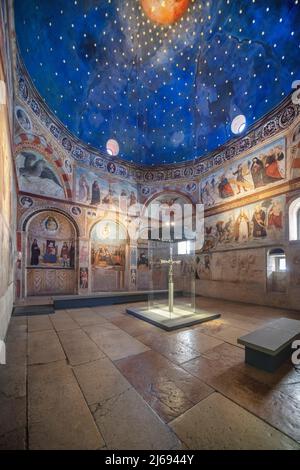 Santa Maria in Solario, Croce del Re Desiderio, Museo di Santa Giulia, Brescia, Lombardia, Italia Foto Stock