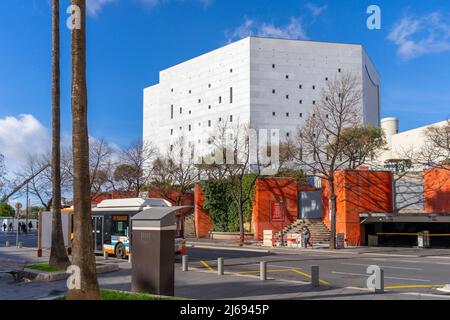 Teatro Nazionale di Nizza, Nizza, Costa Azzurra, Provenza-Alpi-Costa Azzurra, Francia, Mediterraneo, Europa Foto Stock