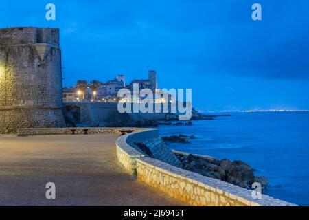 Antibes, Alpes-Maritimes, Provence-Alpes-Cote d'Azur, Francia, Mediterraneo, Europa Foto Stock