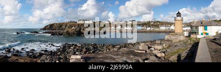 Porto di Portpatrick sulla costa occidentale, Portpatrick, Dumfries e Galloway, Scozia, Regno Unito, Europa Foto Stock