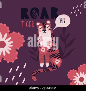 Tigre Illustrazione Vettoriale