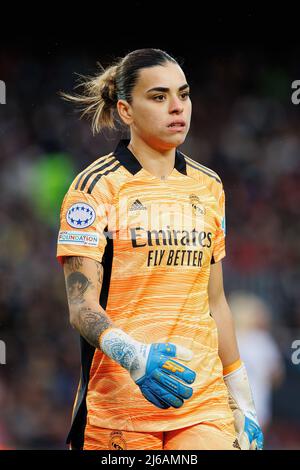 BARCELLONA - MAR 30: Misa Rodriguez in azione durante la partita della UEFA Women's Champions League tra il FC Barcelona e il Real Madrid al Camp Nou Stadi Foto Stock