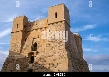 La Torre di Wignacourt, St Paul Bay, Malta Foto Stock