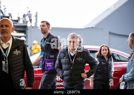 TAVARES Carlos, CEO del gruppo Stellantis, ritratto durante l'ePrix di Monaco 2022, meeting 4th del Campionato del mondo di Formula e ABB FIA 2021-22, sul circuito di Monaco dal 29 al 30 aprile, a Monaco - Photo Germain Hazard/DPPI Foto Stock