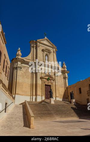 Cattedrale dell'Assunzione a Gozo Foto Stock