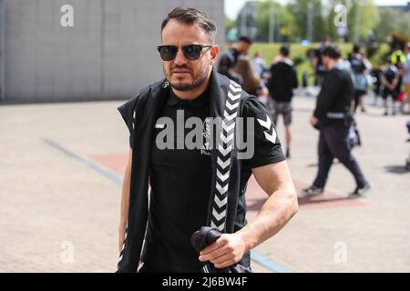 Josh Reynolds #6 di Hull FC arriva al MKM Stadium di , il 4/30/2022. (Foto di David Greaves Photos/ Via/News Images/Sipa USA) Foto Stock