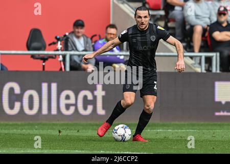 Lewie Coyle #2 di Hull City in azione durante il gioco Foto Stock