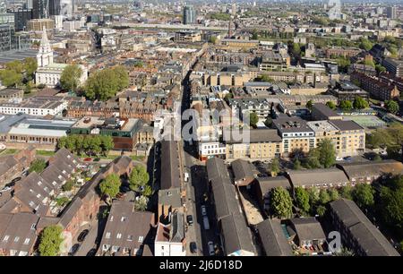 Brick Lane, spitalfields, whitechapel, Londra Foto Stock