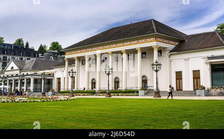 Il casinò si trova nei giardini termali di Baden Baden. Baden Wuerttemberg, Germania, Europa Foto Stock