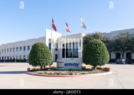 Irving, TX, USA - 20 marzo 2022: Sede dell'inviato a Irving, Texas, USA. Foto Stock
