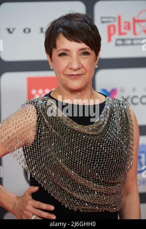 Madrid. Spagna. 20220501, Blanca Portillo partecipa al Platino Awards 2022 - Red Carpet al Palacio Municipal de Congresos il 1 maggio 2022 a Madrid, Spagna Credit: MPG/Alamy Live News Foto Stock