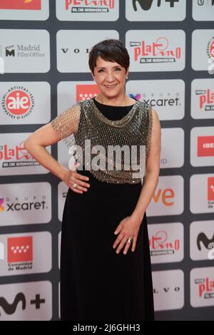 Madrid. Spagna. 20220501, Blanca Portillo partecipa al Platino Awards 2022 - Red Carpet al Palacio Municipal de Congresos il 1 maggio 2022 a Madrid, Spagna Credit: MPG/Alamy Live News Foto Stock