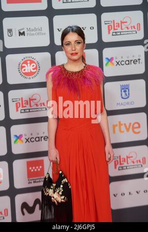 1 maggio 2022, Madrid, Madrid, Spagna: Andrea Levy partecipa ai Platino Awards 2022 - Red Carpet al Palacio Municipal de Congresos il 1 maggio 2022 a Madrid, Spagna (Credit Image: © Jack Abuin/ZUMA Press Wire) Foto Stock